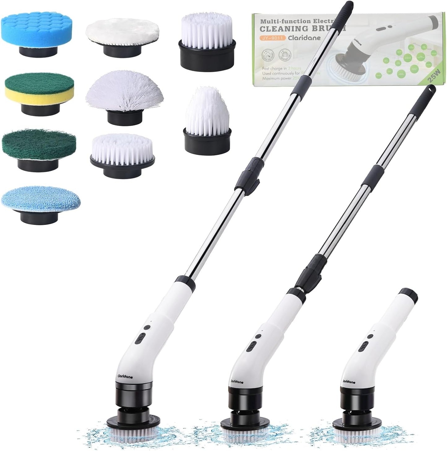 Brosse de Nettoyage Électrique Multifonction