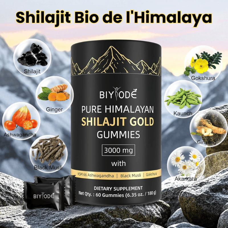 SHILAJIT GUMMIES GOLD (Bonbons)